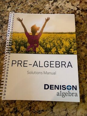 Denison Pre-Algebra Solutions Manual